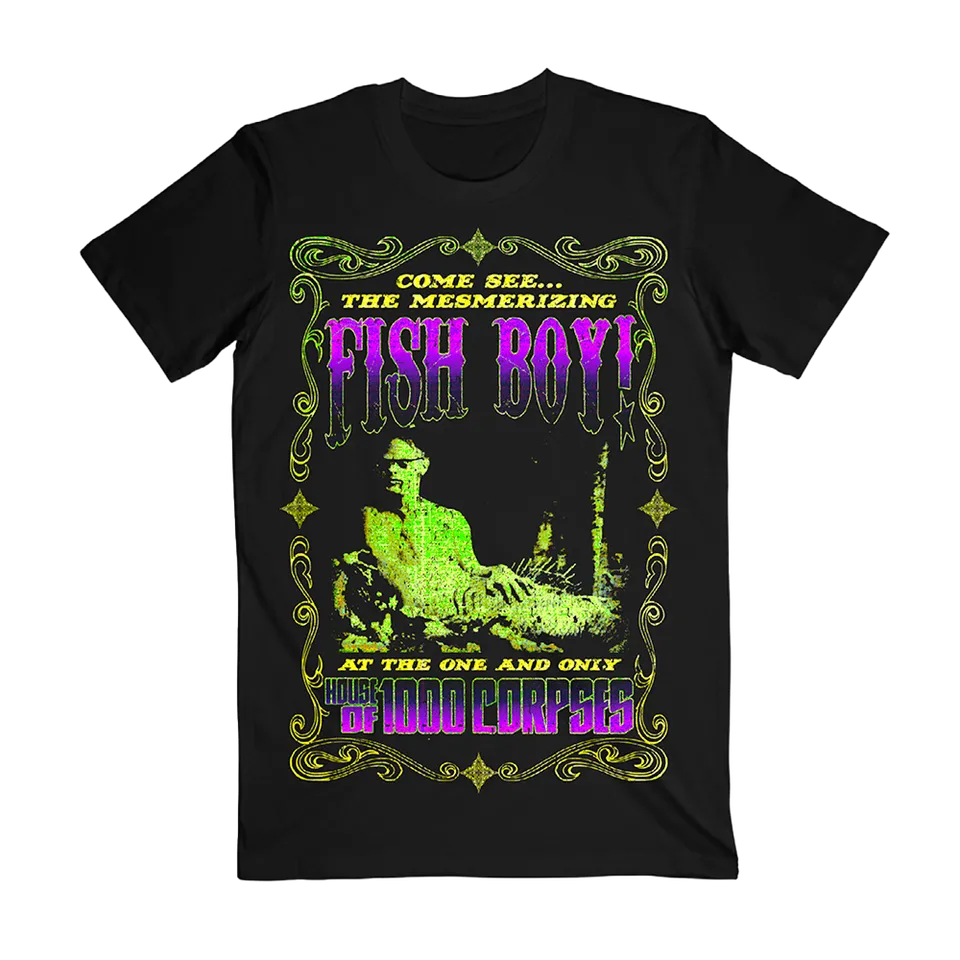 Rob Zombie Fish Boy t-skjorte unisex bomull