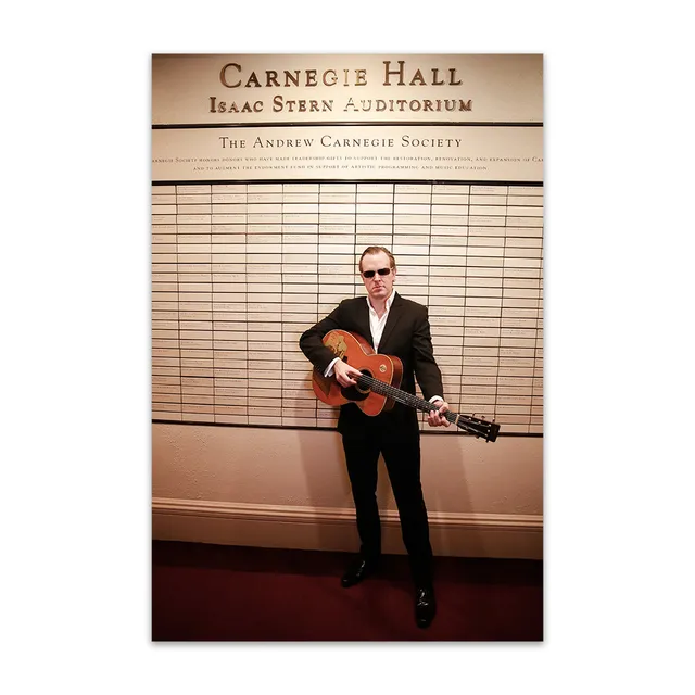 Joe Bonamassa Behind the Curtains akrylglassbilde 20x16 – blankt