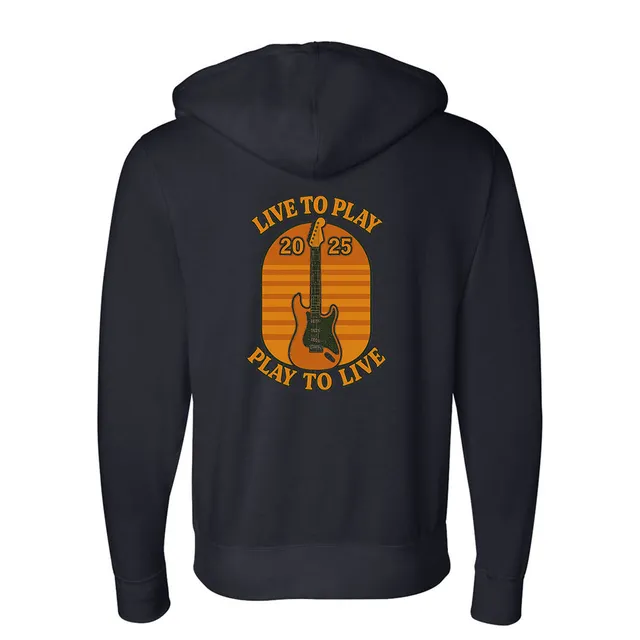 Joe Bonamassa Live To Play, Play To Live Blanche Zip-Up hettejakke