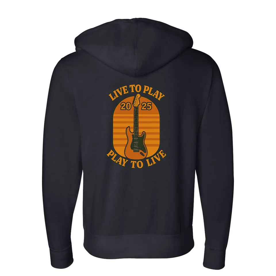 Joe Bonamassa Live To Play, Play To Live Blanche Zip-Up hettejakke