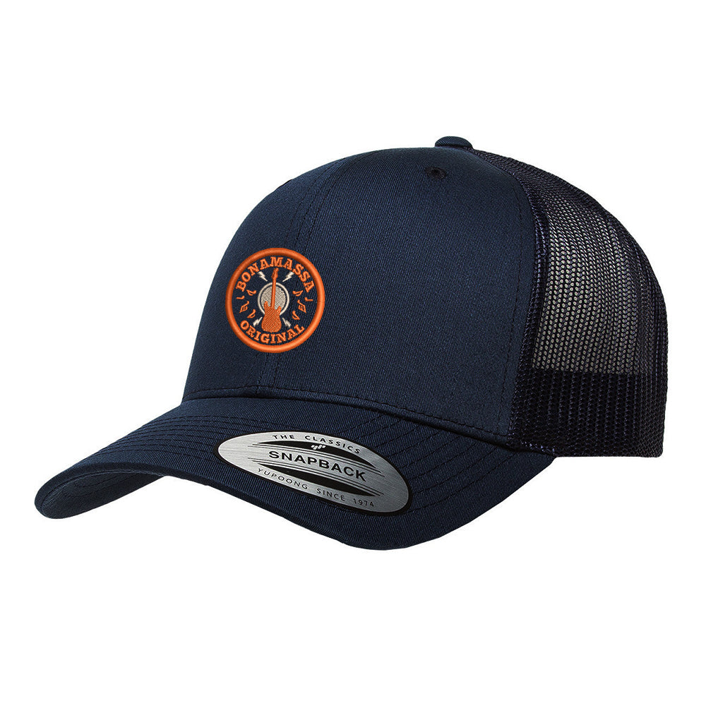 Joe Bonamassa Original Retro Trucker caps svart snapback