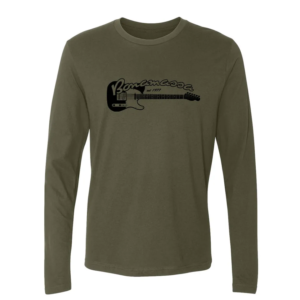 Joe Bonamassa Guaranteed Blues langermet t-skjorte herre bomull