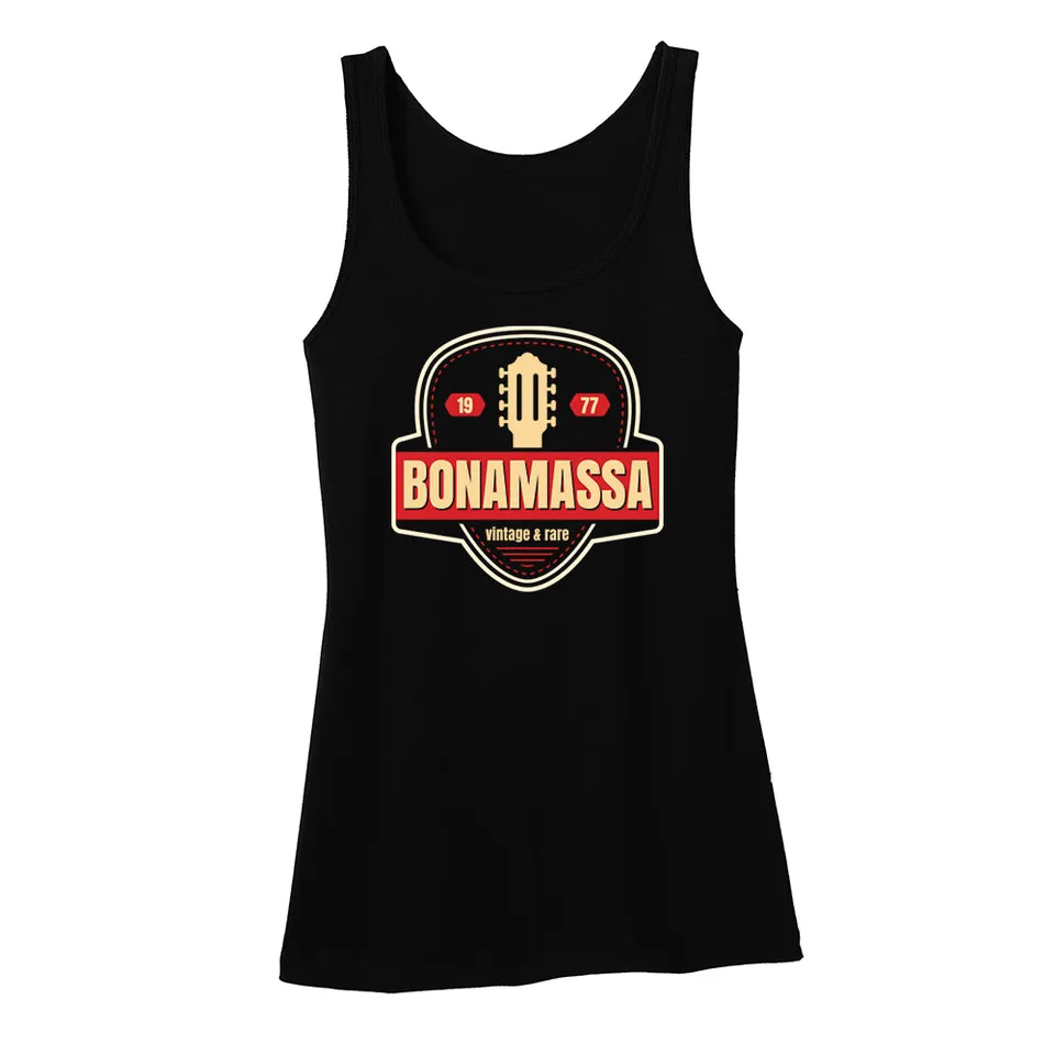 Joe Bonamassa Gold Vintage Pick singlet dame svart