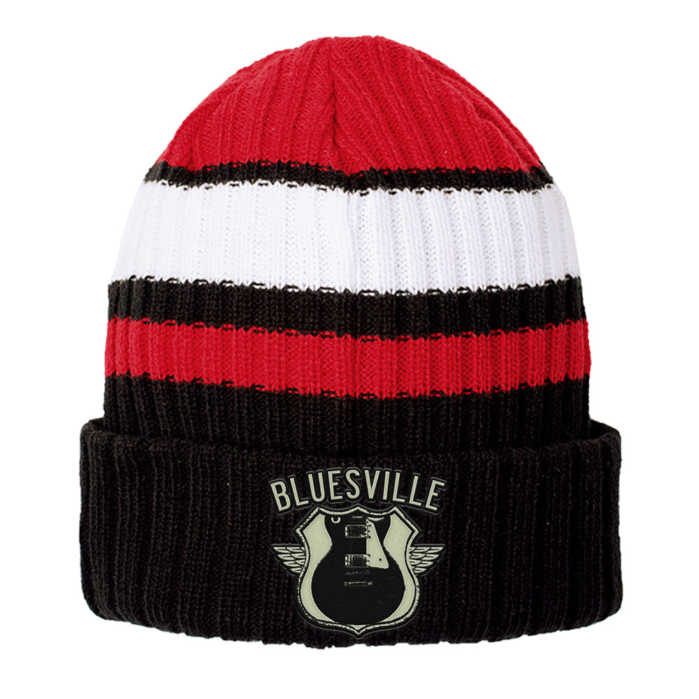 Joe Bonamassa Bluesville Ribbed Beanie lue svart akryl