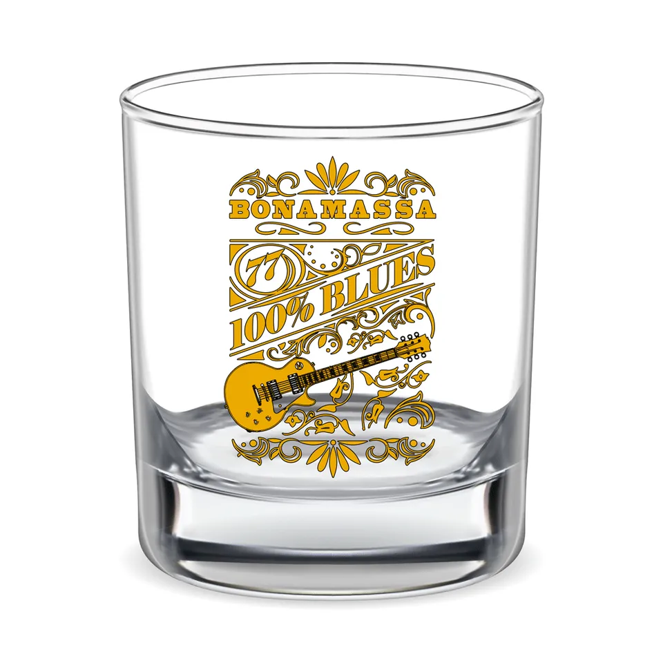 Joe Bonamassa 100% Blues whiskeyglass 4-pak 14 oz