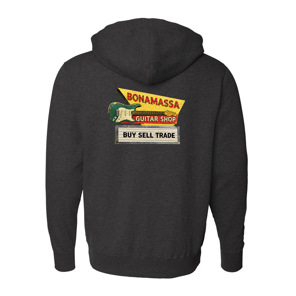 Joe Bonamassa Bona Guitar Shop zip-hoodie hettegenser