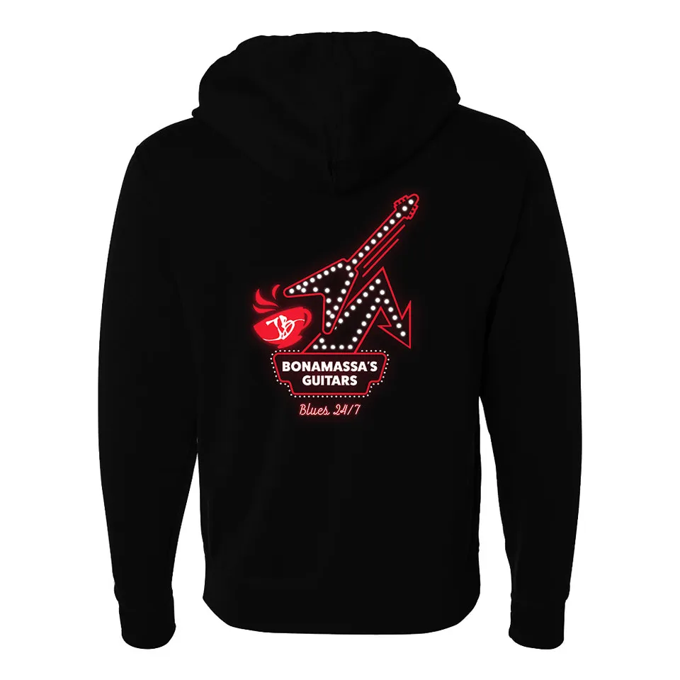 Joe Bonamassa One More Cup of Blues diner zip-hoodie svart