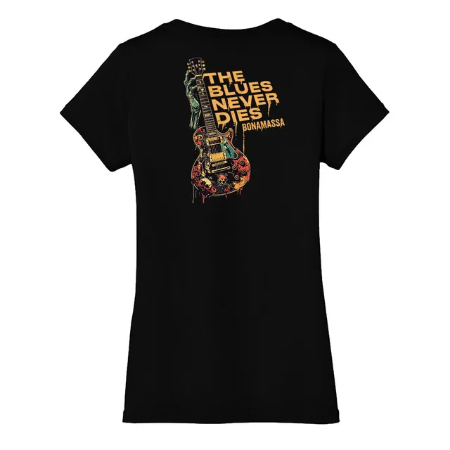 Joe Bonamassa Dead Man Strummin V-Neck t-skjorte dame