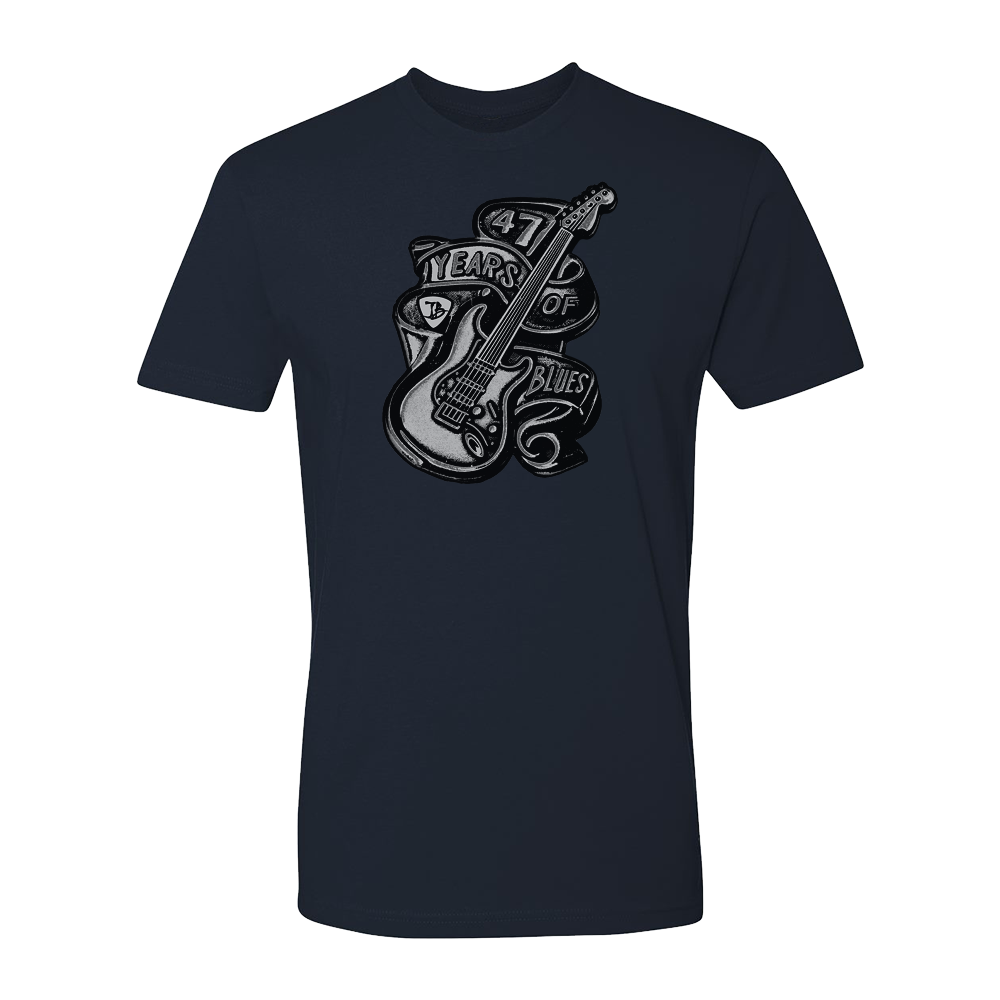 Joe Bonamassa 47 Years of Blues t-skjorte svart unisex
