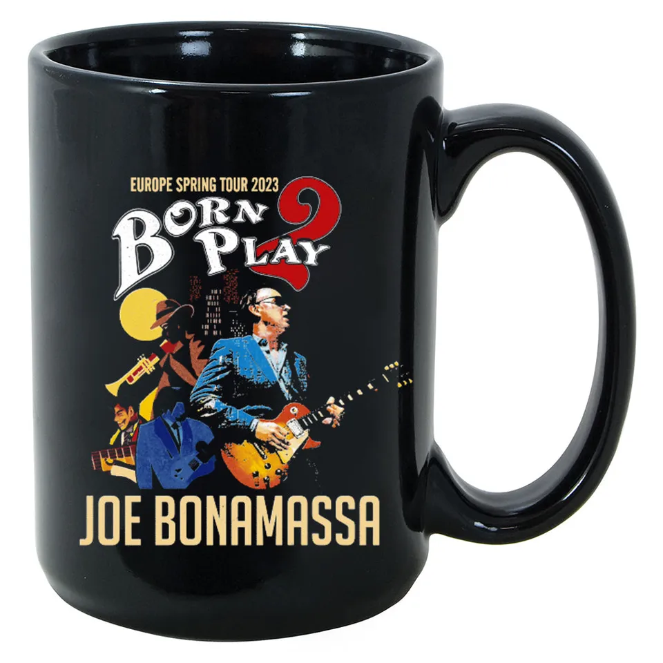 Joe Bonamassa 2023 Europe Spring Tour krus 11oz keramikk