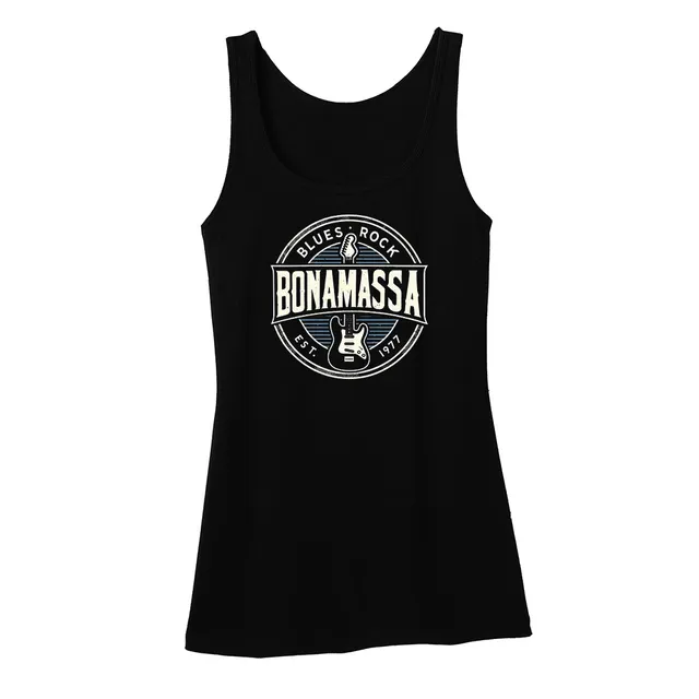 Joe Bonamassa StratoBlues Tank topp dame svart bomull