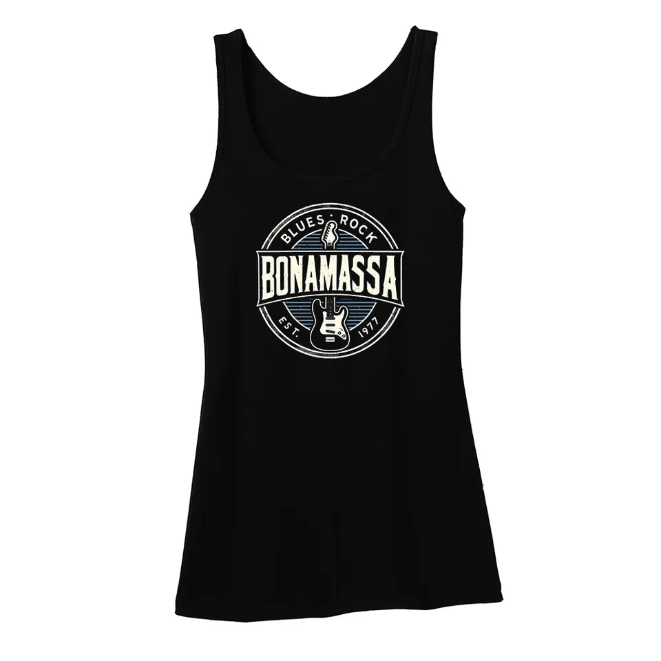 Joe Bonamassa StratoBlues Tank topp dame svart bomull