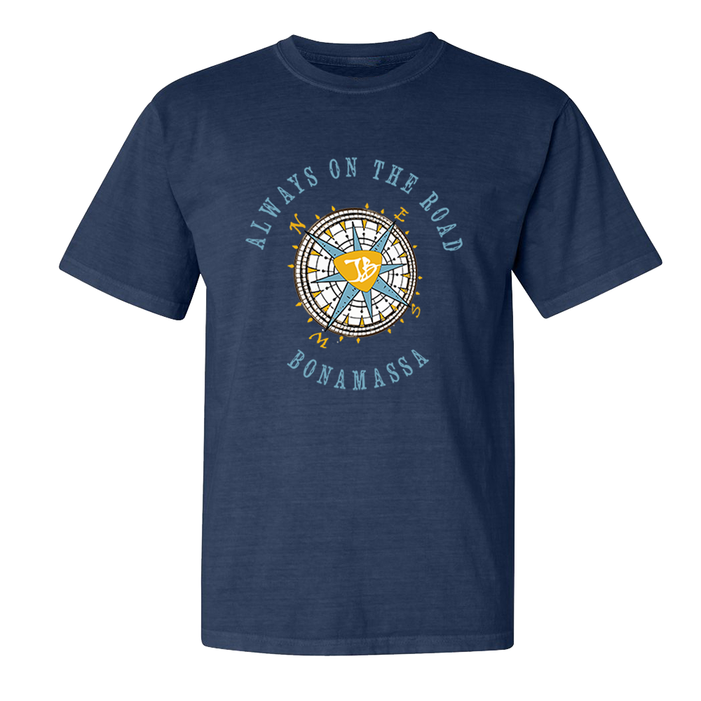 Joe Bonamassa Always on the Road Compass t-skjorte svart