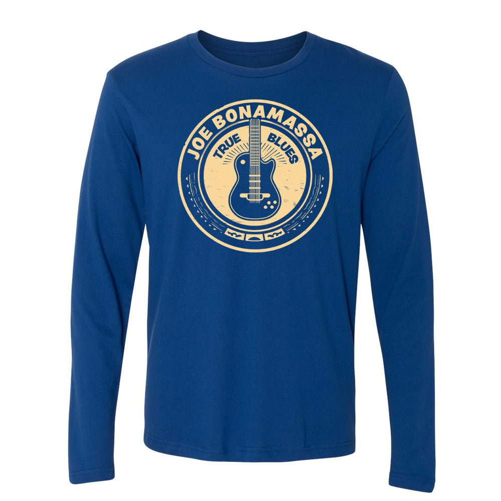 Joe Bonamassa True Blues langermet trøye svart fitted