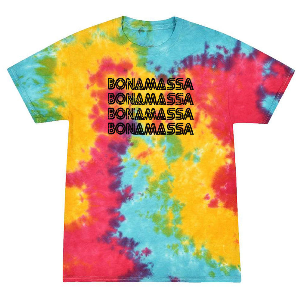 Joe Bonamassa Quadamassa tie-dye t-skjorte unisex