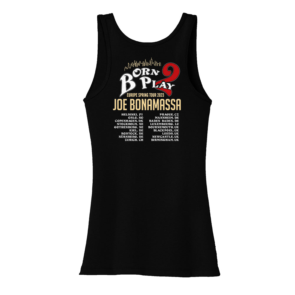 Joe Bonamassa Europe Spring Tour 2023 singlet dame bomull