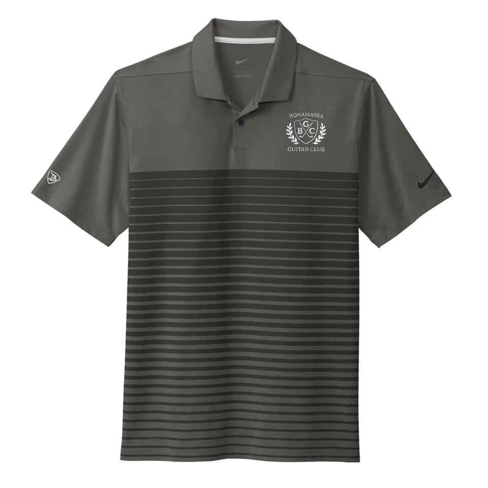 Joe Bonamassa Guitar Club Nike Dri-Fit Polo herre antrasitt