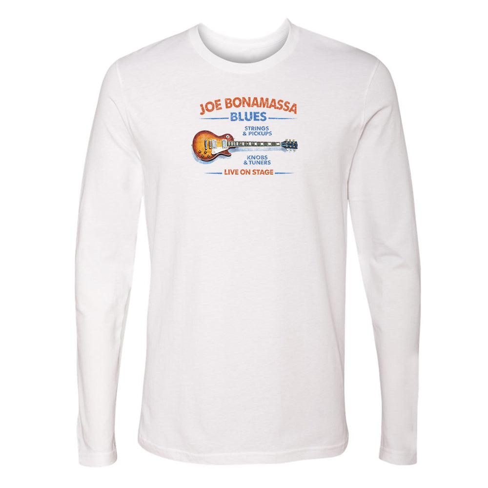 Joe Bonamassa Strings Pickups Blues langermet svart