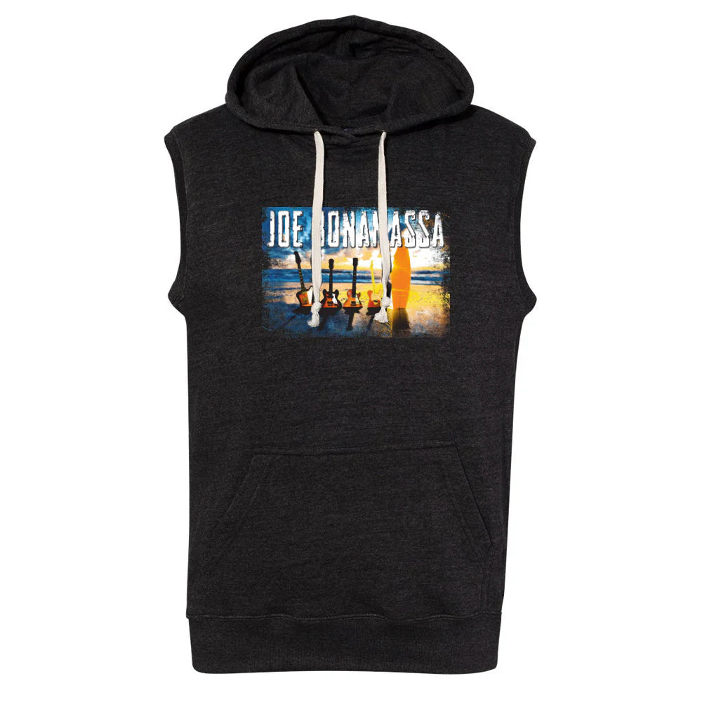 Joe Bonamassa Sunset Blues ermeløs hettegenser herre triblend