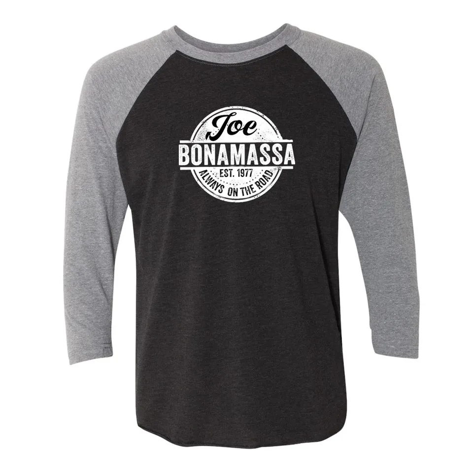 Joe Bonamassa Always On Road t-skjorte hvit 3/4 erme