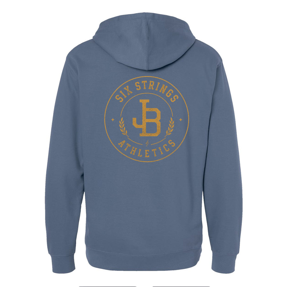 Joe Bonamassa Six Strings Crest hettegenser unisex denim