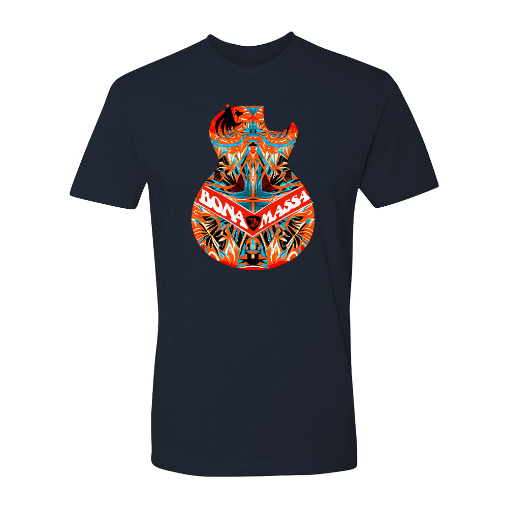 Joe Bonamassa Tribal Guitar t-skjorte svart bomull