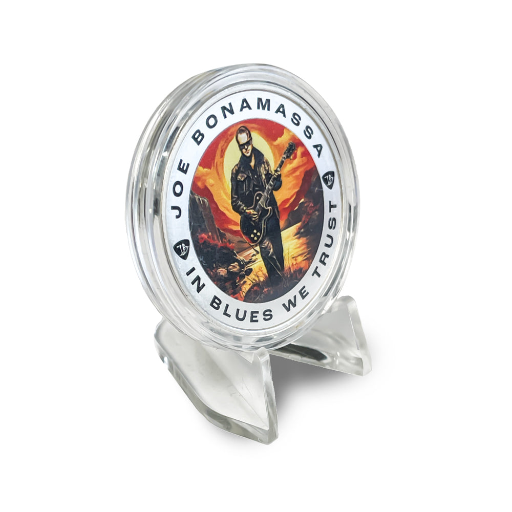 Joe Bonamassa 2023 sølvmynt 1 oz limited edition samleobjekt