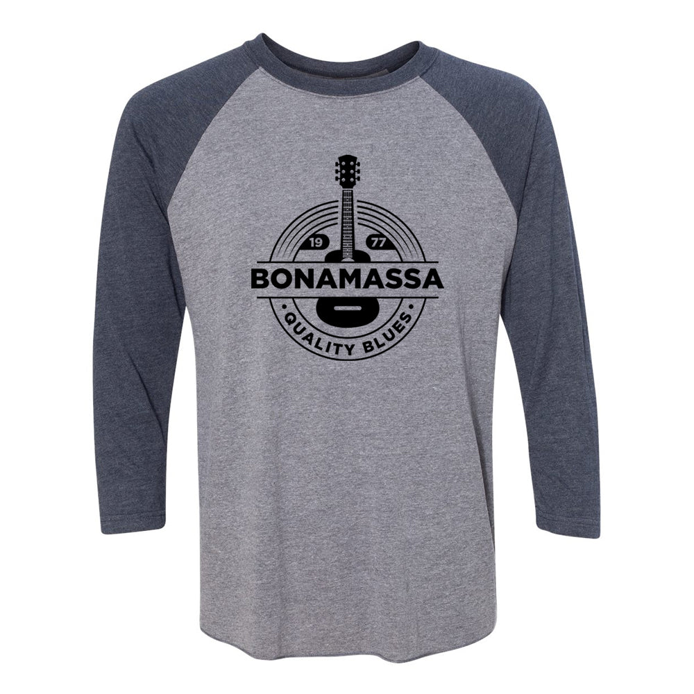 Joe Bonamassa Acoustic Quality Blues 3/4 t-skjorte unisex triblend
