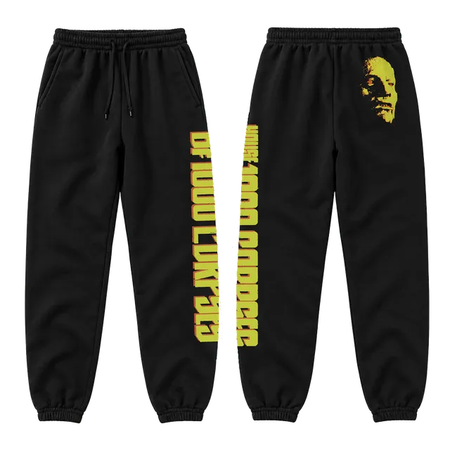 Rob Zombie Corpses & Carnage joggebukse svart