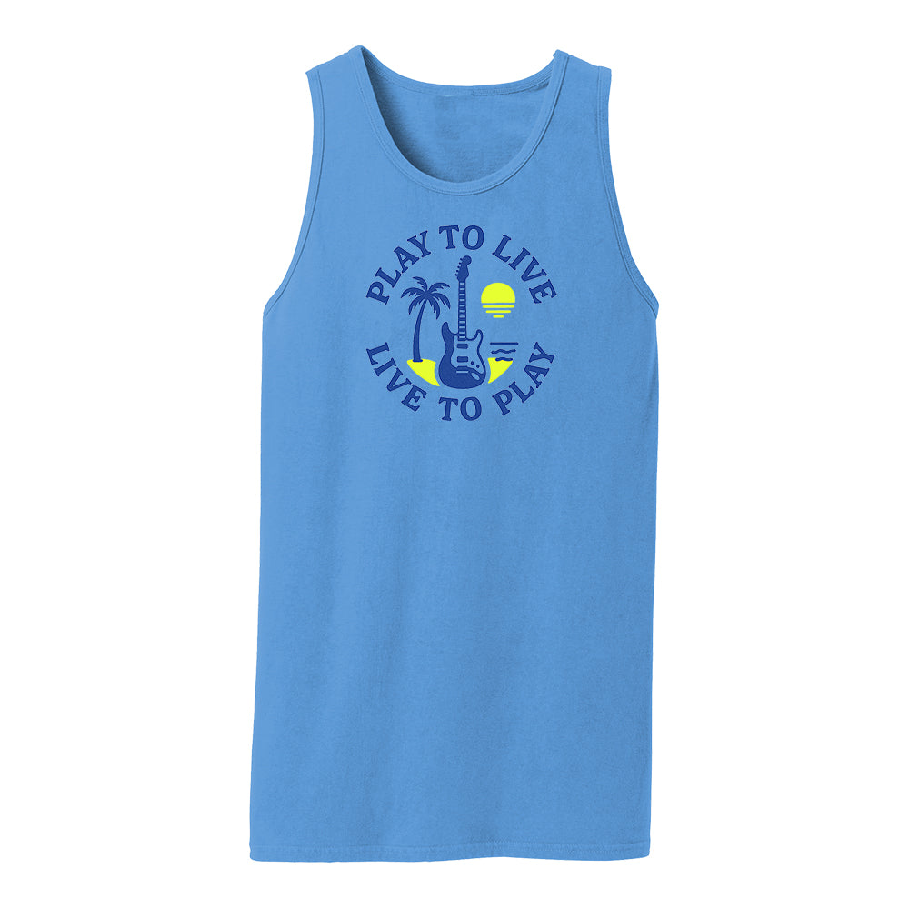 Joe Bonamassa Play To Live Beach Wash singlet hvit bomull