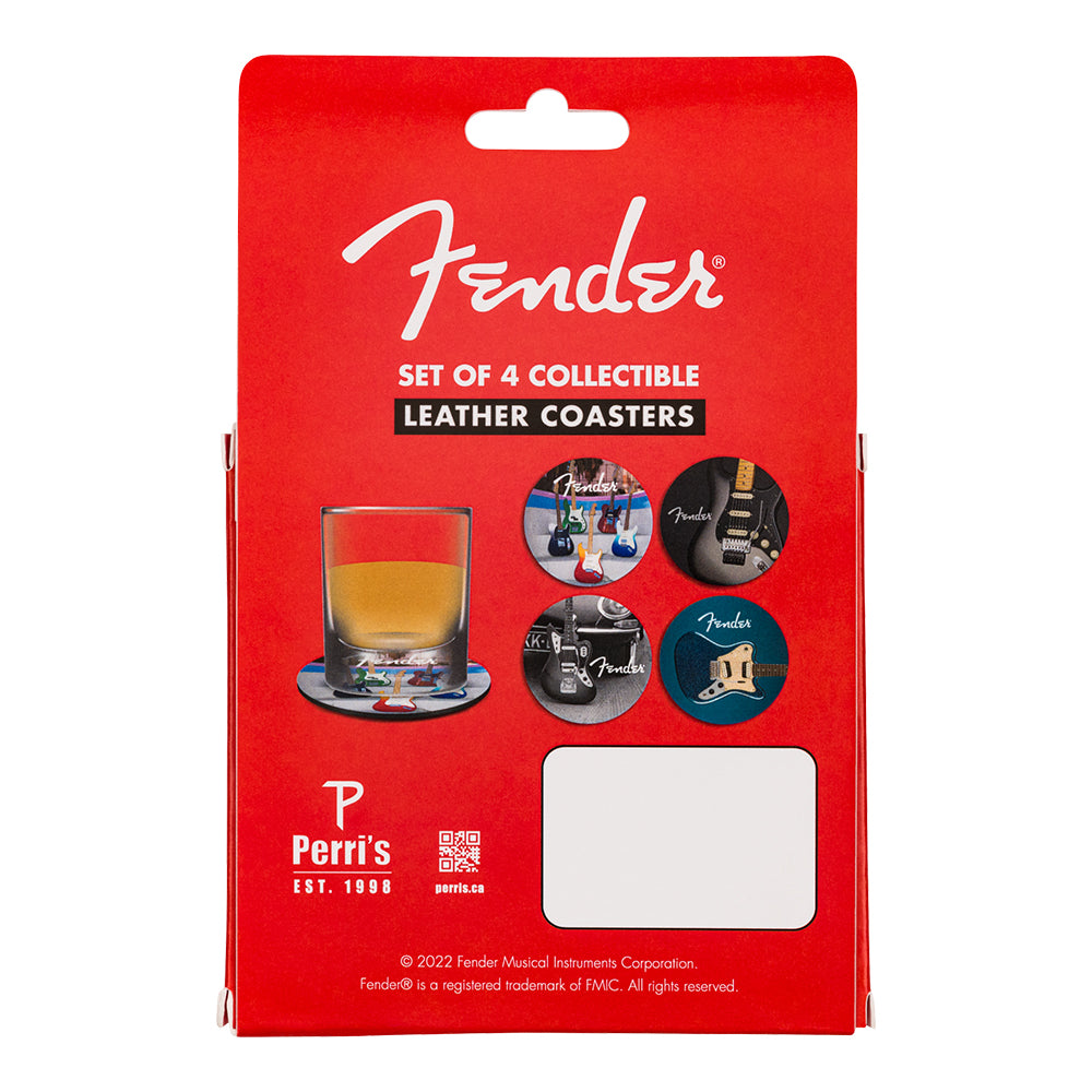 Joe Bonamassa Fender Guitar coaster 4-pk lær gitar