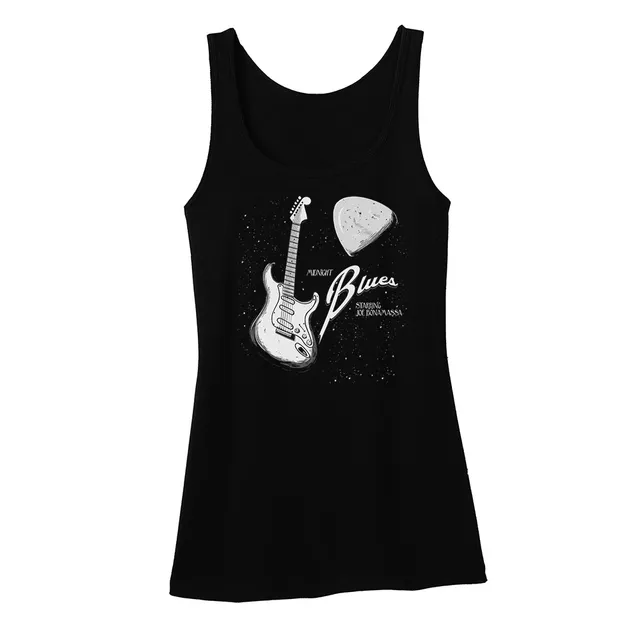 Joe Bonamassa Midnight Blues Starring JB singlet dame sort – bomull