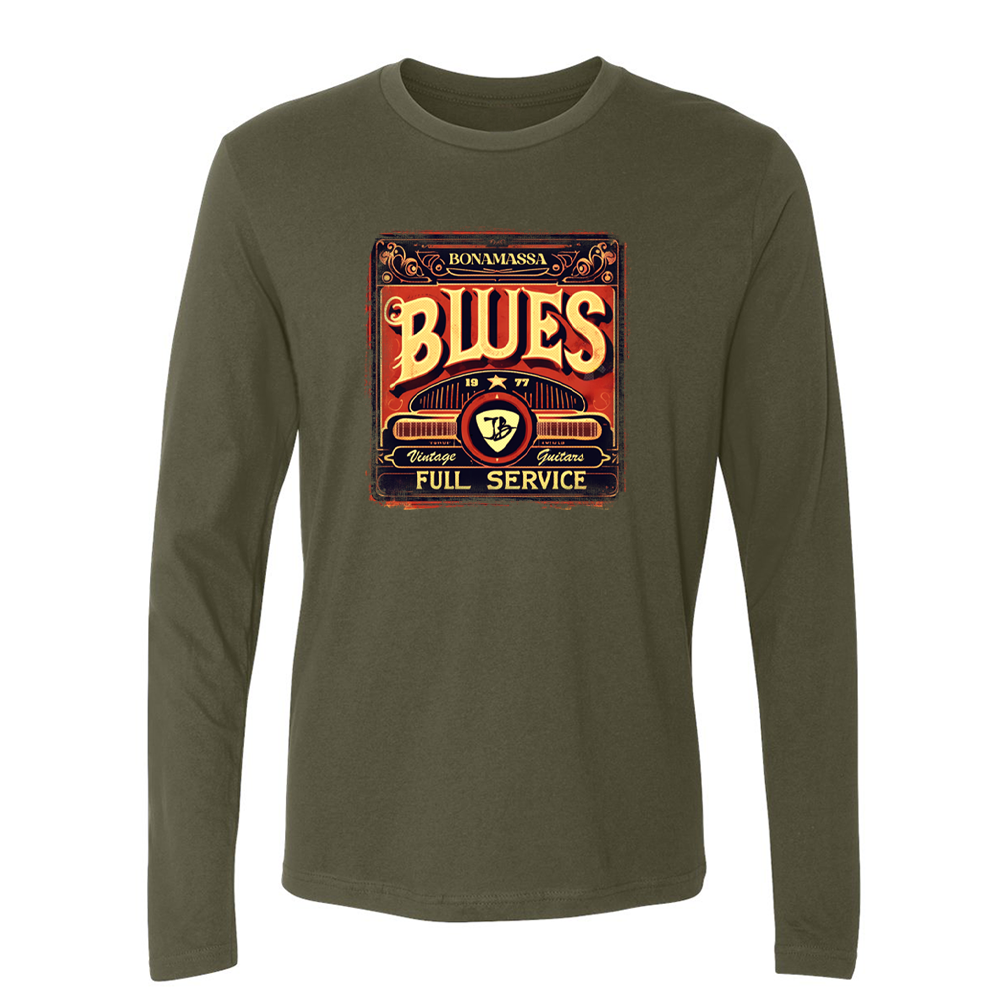 Joe Bonamassa Full Service Blues langermet t-skjorte svart