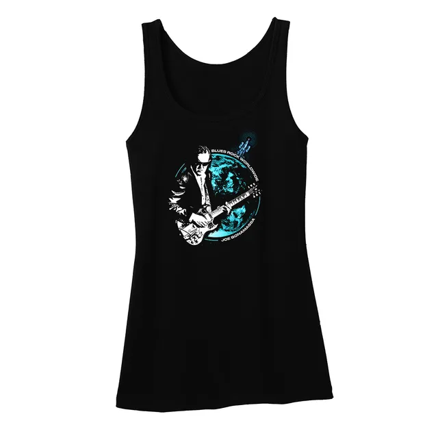 Joe Bonamassa Blues Rock Worldwide singlet dame svart bomull