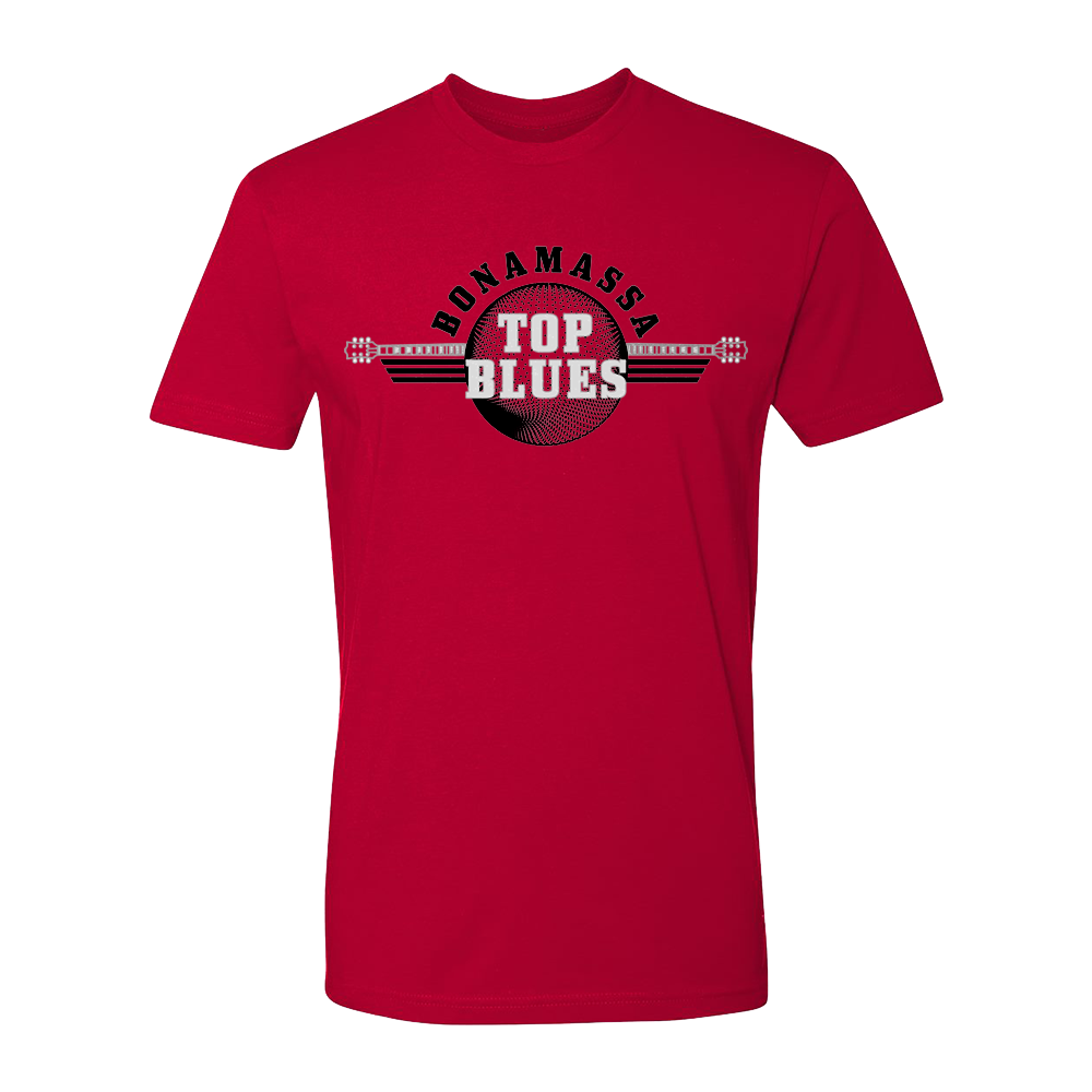 Joe Bonamassa Top Blues t-skjorte unisex L svart bomull