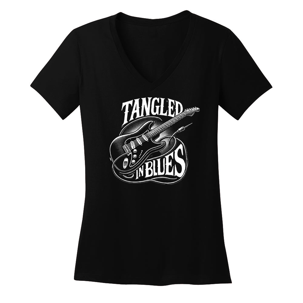 Joe Bonamassa Tangled In Blues V-hals t-skjorte dame bomull