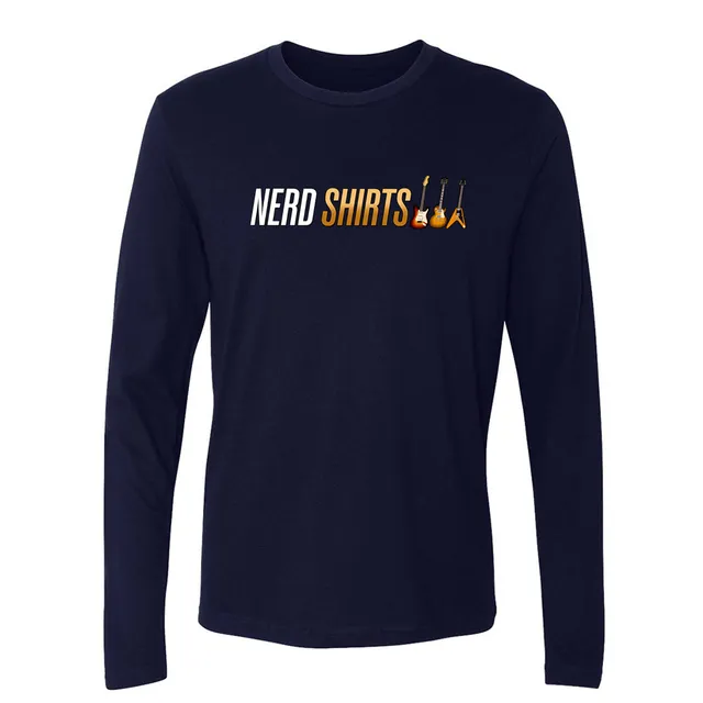 Joe Bonamassa Nerd Shirts langermet t-skjorte herre bomull