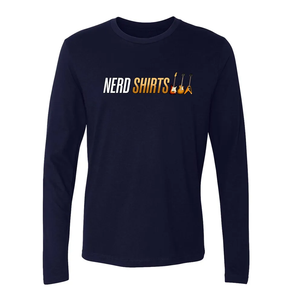 Joe Bonamassa Nerd Shirts langermet t-skjorte herre bomull