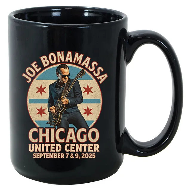 Joe Bonamassa Chicago Blues krus keramikk 11oz minne