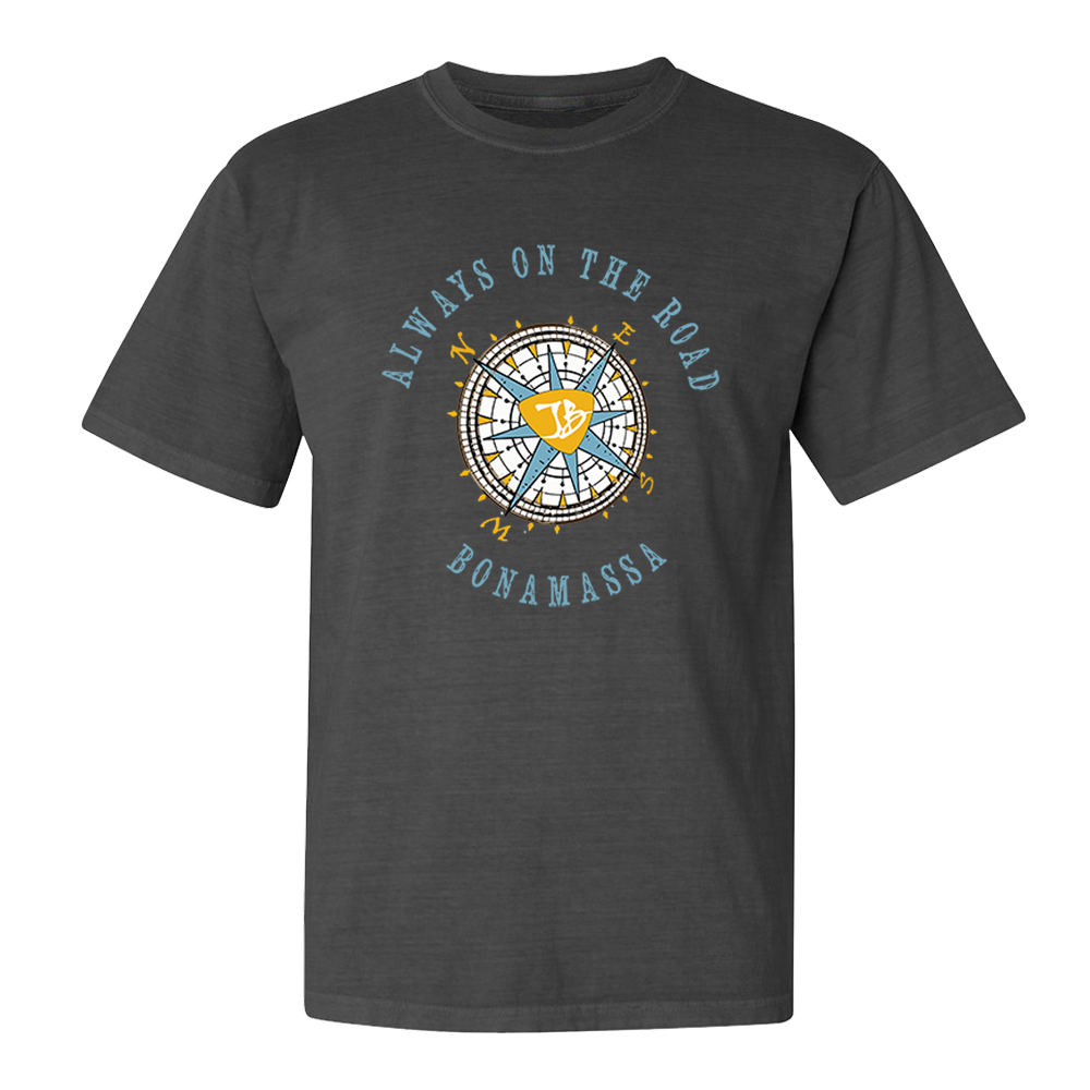 Joe Bonamassa Always on the Road Compass t-skjorte svart