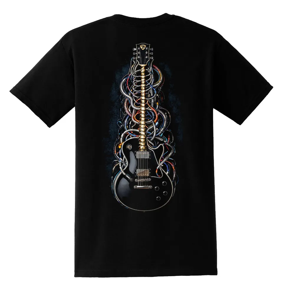 Joe Bonamassa Wired to Rock t-skjorte brystlomme bomull