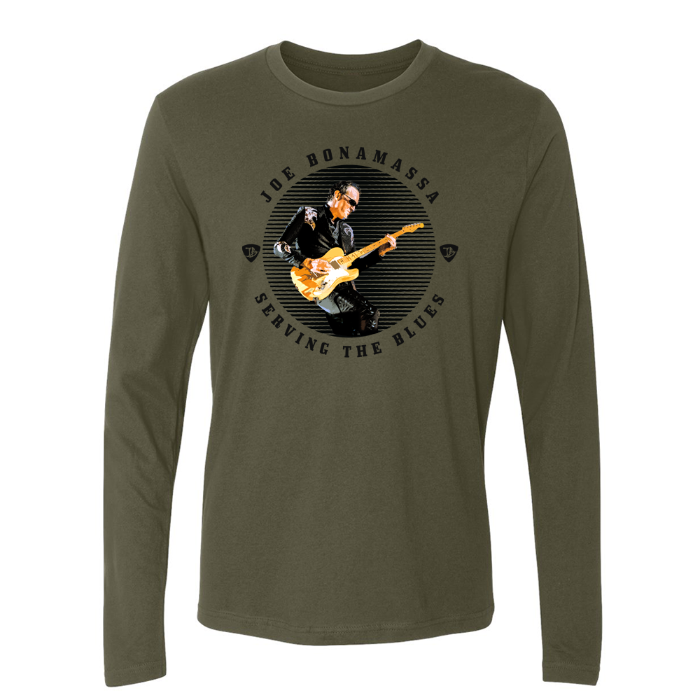 Joe Bonamassa 2022 Serving the Blues Coin langermet herre military