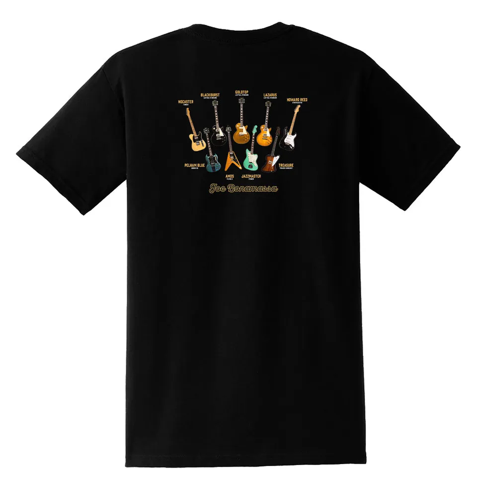 Joe Bonamassa Live To Play lomme t-skjorte unisex