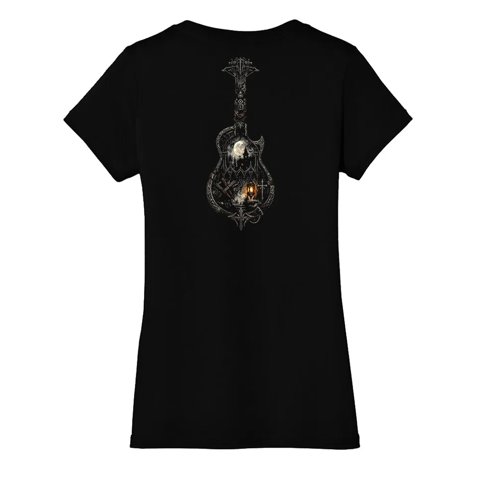 Joe Bonamassa Nightfall Blues V-neck t-skjorte dame bomull