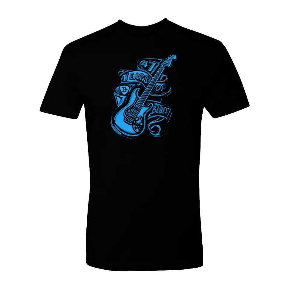Joe Bonamassa 47 Years of Blues t-skjorte svart unisex