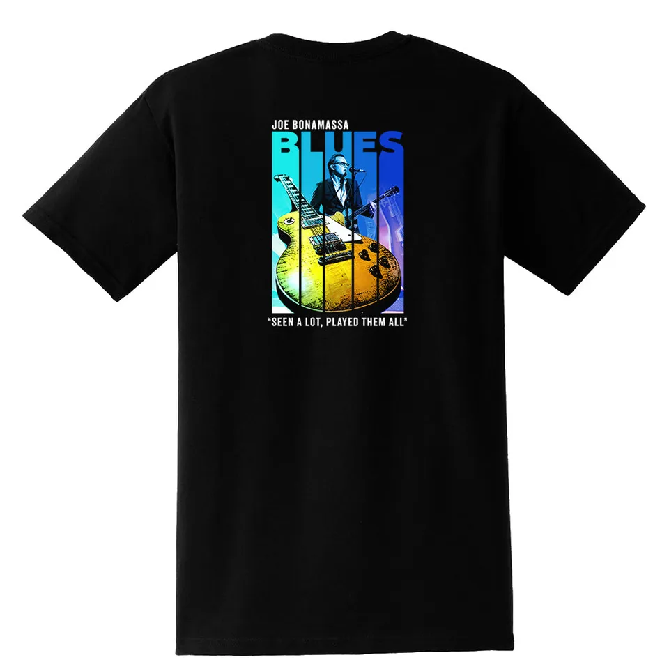 Joe Bonamassa Shades Of Blues Pocket T-skjorte svart bomull