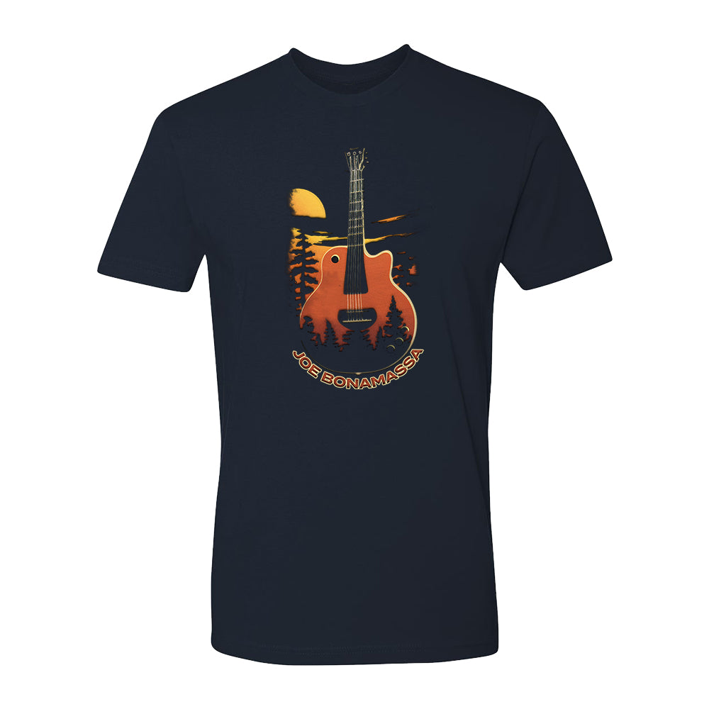 Joe Bonamassa Moonlit Blues t-skjorte unisex svart bomull