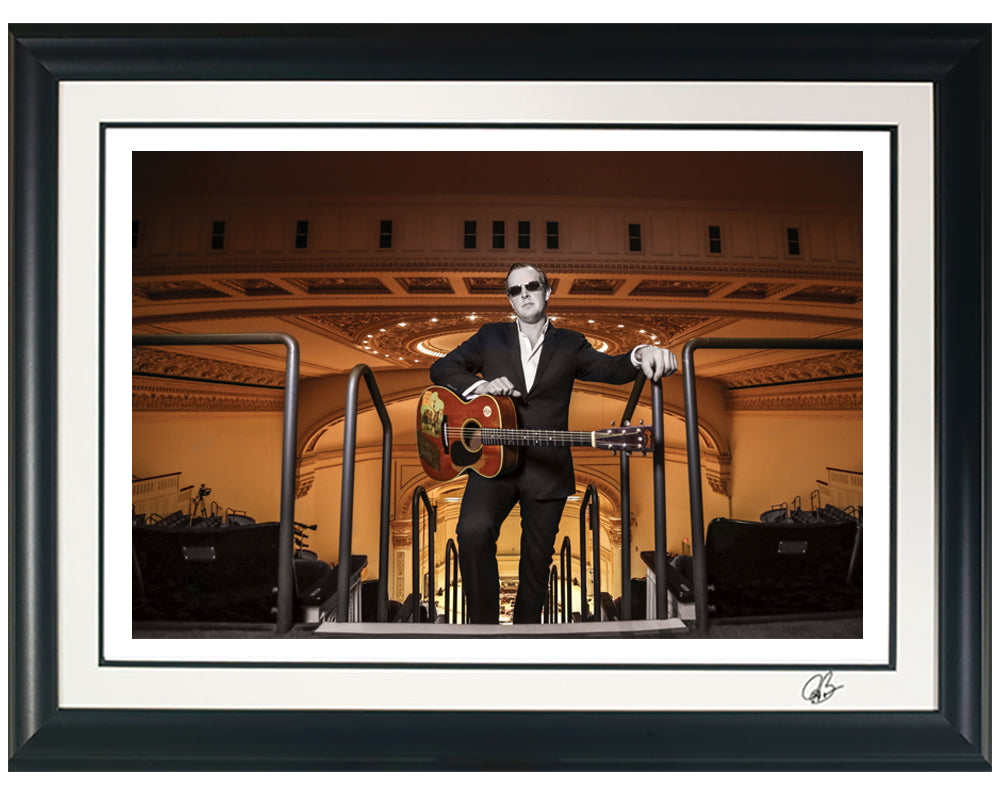 Joe Bonamassa #30 Carnegie Hall Litografi signert innrammet