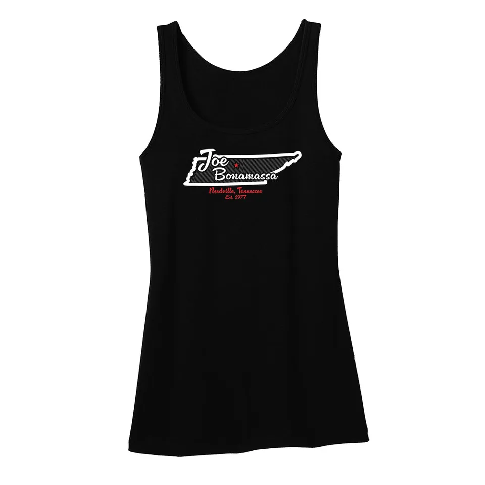 Joe Bonamassa Nerdville TN Tour singlet dame bomull