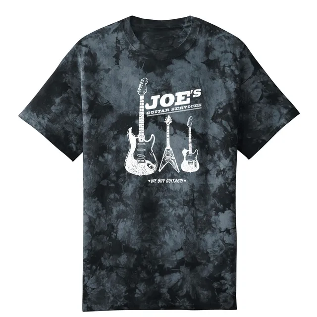 Joe Bonamassa Joe's Guitar Service Crystal Tie Dye T-skjorte lilla bomull